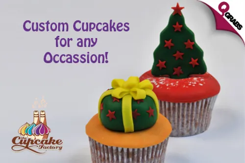 QR99 for 12 tasty custom cupcakes from the cupcake factory (QR240 Value)